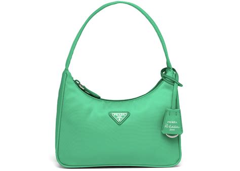 prada reedition green|prada mini bag.